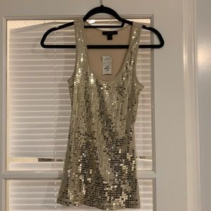 NWT Express Sequin Tank Top